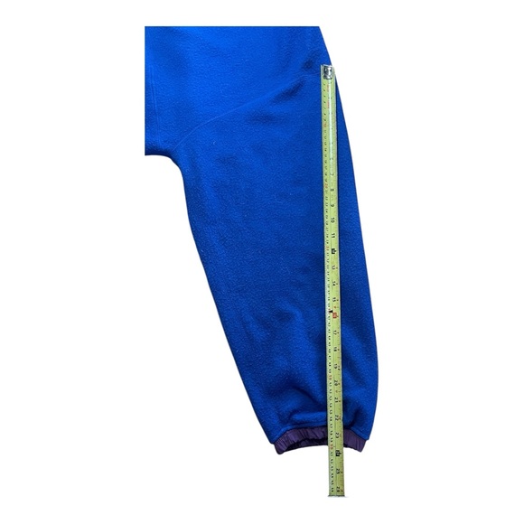 Vtg Knights Of Round Table Fleece Jacket Pullover Snap Blue/Purple 90’s 80s L - Picture 7 of 10